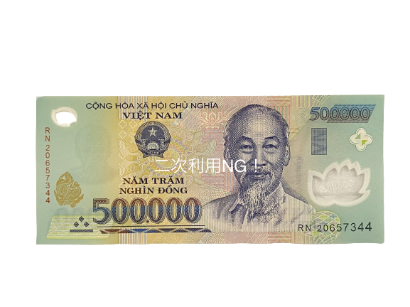 ベトナムの通貨（500000ドン）